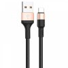 USB кабель Hoco X26 Type-C для зарядки и синхронизации (черно-золотой) 1 метра