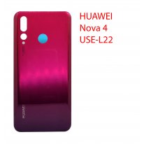 Задняя крышка (стекло) для Huawei Nova 4 VCE-L22 (красный)