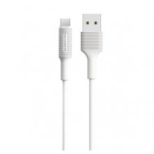USB кабель Borofone BX1 Type-C для зарядки и синхронизации (белый) 1 метра