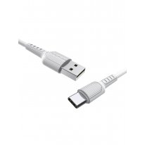 USB кабель Borofone Bx16 Type-C для зарядки и синхронизации (белый) 1 метра