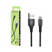 USB кабель Borofone BX20 Type-C для зарядки и синхронизации (черный) 1 метра