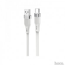 USB кабель Hoco U72 Type-C для зарядки и синхронизации (белый) 1,2 метра
