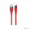 USB кабель Hoco U72 Micro для зарядки и синхронизации (красный) 1,2 метра