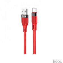 USB кабель Hoco U72 Micro для зарядки и синхронизации (красный) 1,2 метра