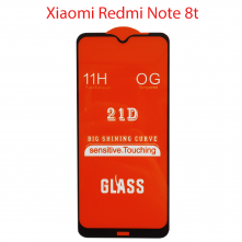 Защитное стекло Xiaomi Redmi Note 8T (черный) 5D