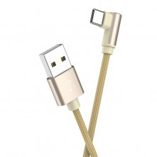 USB кабель Borofone BX26 Type-C для зарядки и синхронизации (золотой) 1 метра