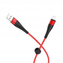 USB кабель Borofone BX32 Ligthtning для зарядки и синхронизации (красный) 1 метра