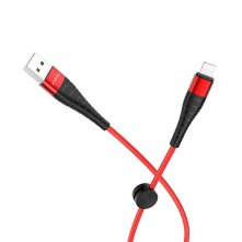USB кабель Borofone BX32 Ligthtning для зарядки и синхронизации (красный) 1 метра