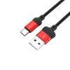 USB кабель Borofone BX28 Type-C для зарядки и синхронизации (красный) 1 метра