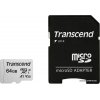 Карта памяти Transcend microSDXC 300S 64 GB (с адаптером)