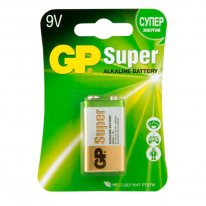 Батарея GP Super (6LR61, 1604A) "КРОНА"