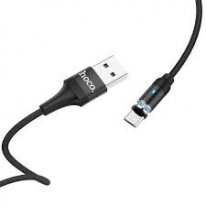 USB кабель Hoco U76 Micro зарядка магнитная (черный) 1,2 метра