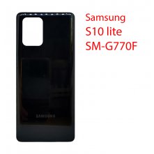 Задняя крышка (стекло) для Samsung Galaxy S10 Lite (G970) чёрная
