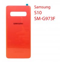 Задняя крышка для (стекло) Samsung Galaxy S10 (G9730) розовый