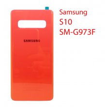 Задняя крышка для (стекло) Samsung Galaxy S10 (G9730) розовый