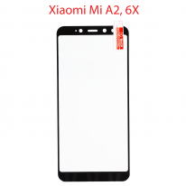 Защитное стекло Xiaomi Mi A2, MI 6X (черный) 5D