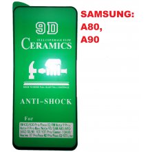 Защитная гидрогелевая пленка Samsung Galaxy A80, A90 (черный)