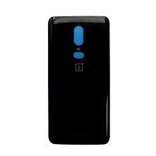 Задняя крышка (стекло) для OnePlus 6 (полночный черный)