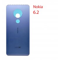 Задняя крышка (стекло) для Nokia 7.2 (серебристый)