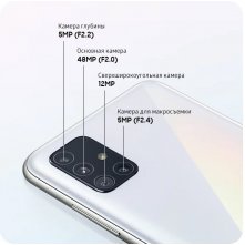 Стекло камеры заднего вида для Samsung Galaxy A51 (SM-A515F)