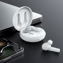 стерео Bluetooth гарнитура Hoco es55 белый