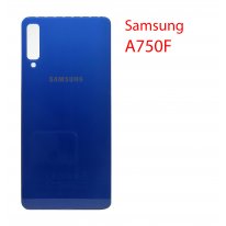 Задняя крышка (стекло) для Samsung Galaxy A7 (2018) A750F синий
