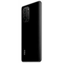 Задняя крышка (стекло) для Xiaomi Poco F3, Redmi K40 (черный)