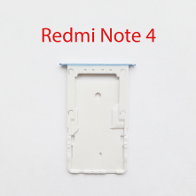 Cим-лоток (Sim-слот) для Xiaomi Redmi Note 4 синий