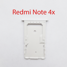 Cим-лоток (Sim-слот) для Xiaomi Redmi Note 4x серебристый