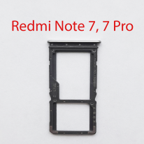 Cим-лоток (Sim-слот) Xiaomi Redmi Note 7 серебристый