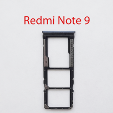 Cим-лоток (Sim-слот) Xiaomi Redmi Note 9 (синий)