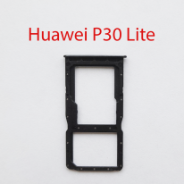 Cим-лоток (Sim-слот) Huawei P30 Lite MAR-LX1M (черный)