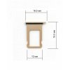 Cим-лоток (Sim-слот) Apple iPhone 7 золотой