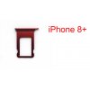 Cим-лоток (Sim-слот) Apple iPhone 8 plus (красный)