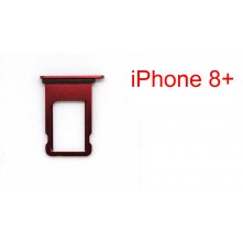 Cим-лоток (Sim-слот) Apple iPhone 8 plus (красный)