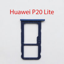 Cим-лоток (Sim-слот) Huawei P20 Lite (ANE-LX1) синий