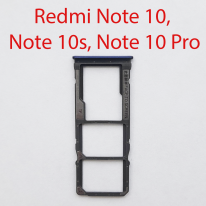 Cим-лоток (Sim-слот) Xiaomi Redmi Note 8 (2021) синий
