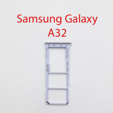 Cим-лоток (Sim-слот) Samsung Galaxy A32 (SM-A325F) фиолетовый