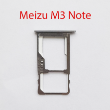 Cим-лоток (Sim-слот) Meizu M3 Note (серый)