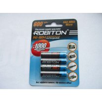 Аккумулятор Robiton 600 mAh ААА NiMh тип AAA R03 LR03 (4 шт. в одной упаковке)