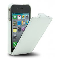 Чехол книга Melkco для iPhone 4/4s (белый)